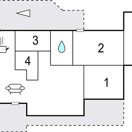 Nyaraló Three-bedroom In Saby Sæby